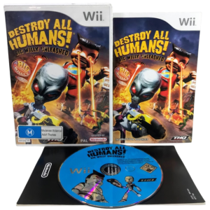 DESTROY ALL HUMANS! Big Willy Unleashed (Wii) *EXCELLENT & COMPLETE*