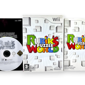 RUBIK'S PUZZLE WORLD (Wii) *MINT COMPLETE*