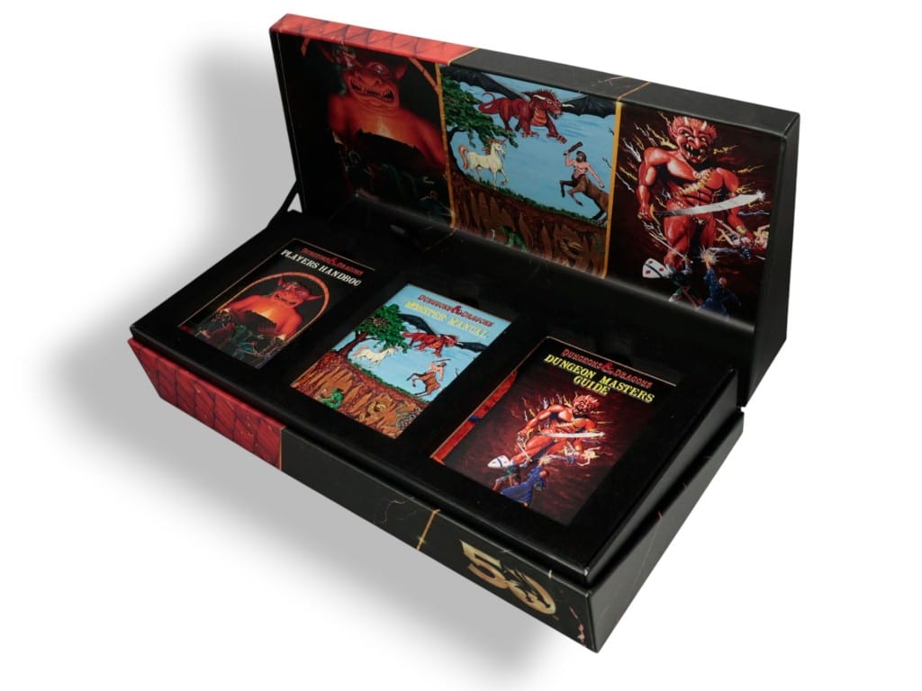Dungeons & Dragons - 50th Anniversary 1st Edition Book Cover Ingot Set