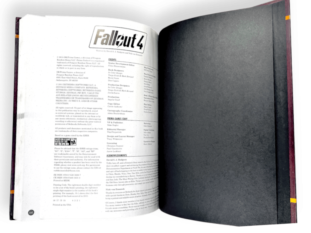 Fallout 4 Vault Dweller's Prima Official Survival Guide (Collector's Edition) Hardcover - Image 11