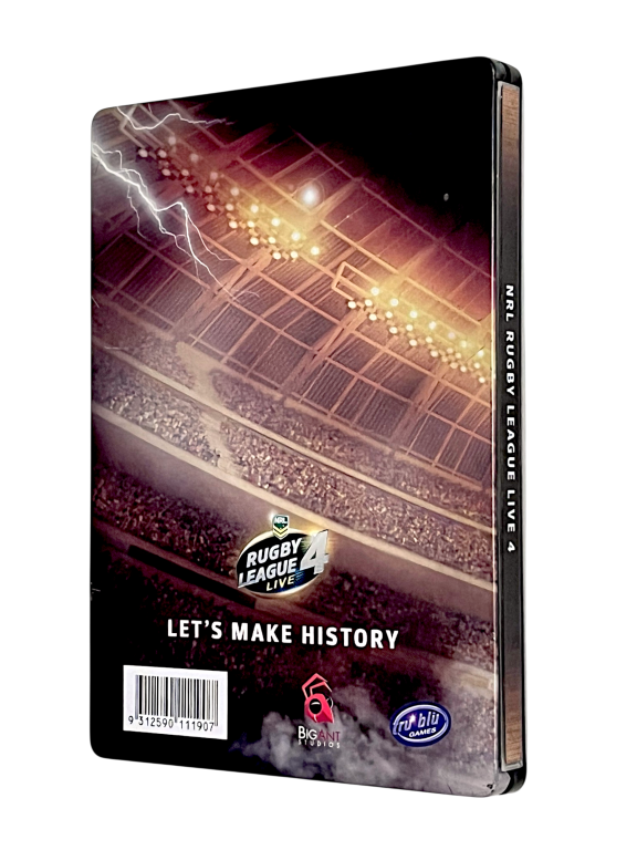 NRL Rugby League Live 4 PS4 *STEEL COLLECTOR'S EDITION - RARE - Image 5