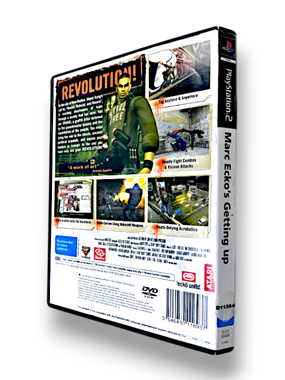 Getting Up Sur PS2 – Version Promotion – Bon état
