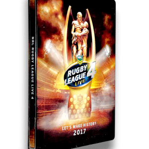 NRL Rugby League Live 4 PS4 *STEEL COLLECTOR'S EDITION - RARE