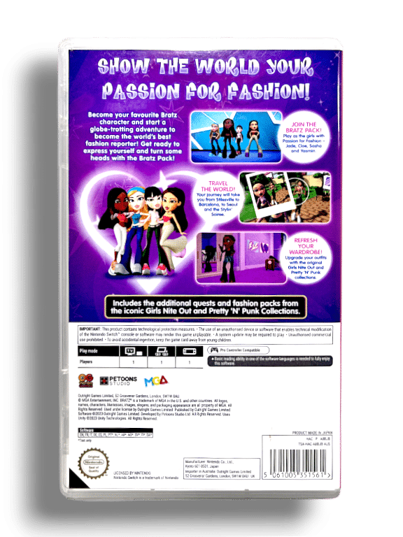 Bratz Flaunt Your Fashion: Complete Edition (Nintendo Switch)