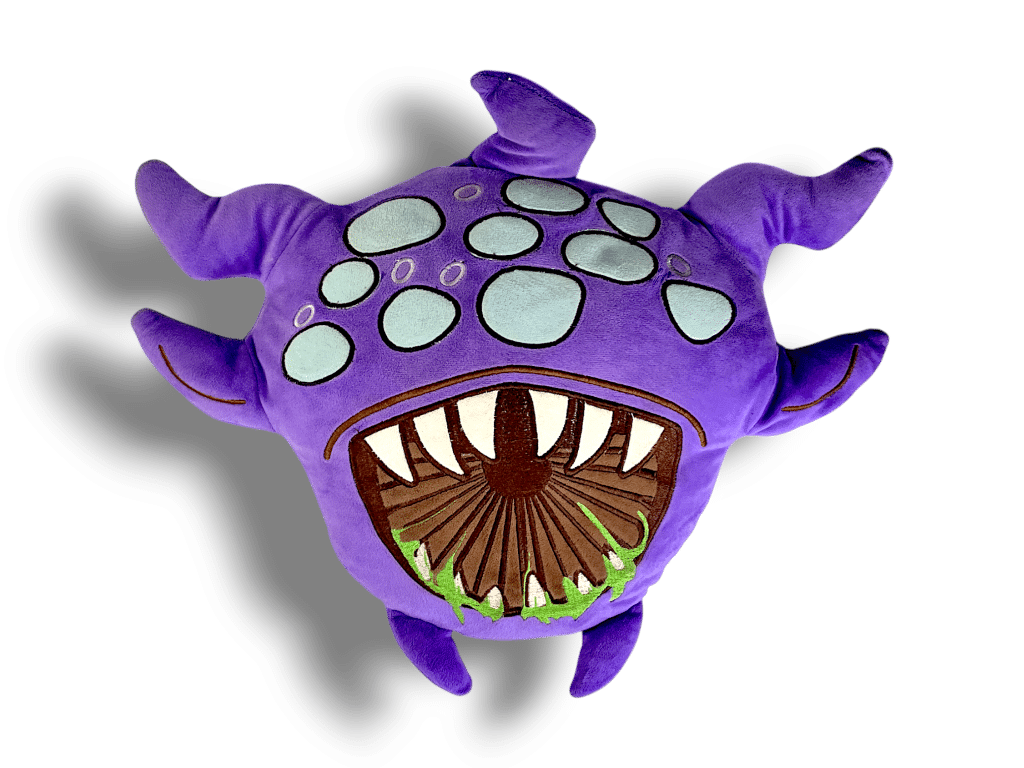 League Of Legends Riot Games Purple Monster Plush Pillow 16"