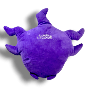 League Of Legends Riot Games Purple Monster Plush Pillow 16"