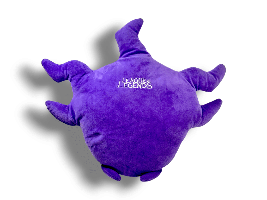 League Of Legends Riot Games Purple Monster Plush Pillow 16"
