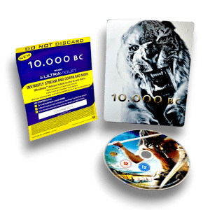 10,000 BC (Blu-ray/Digital) STEEL CASE COLLECTOR'S EDITION.