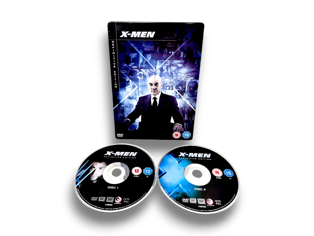X-Men: Definitive Edition (DVD) STEEL CASE COLLECTOR'S EDITION.