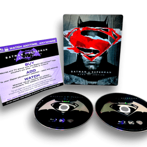 Batman v Superman: Dawn of Justice (Blu-ray/Digital) STEEL CASE COLLECTOR'S EDITION.