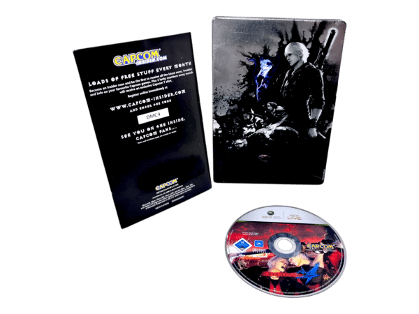 Devil May Cry 4 (Xbox 360) STEEL CASE COLLECTOR'S EDITION. - Image 2
