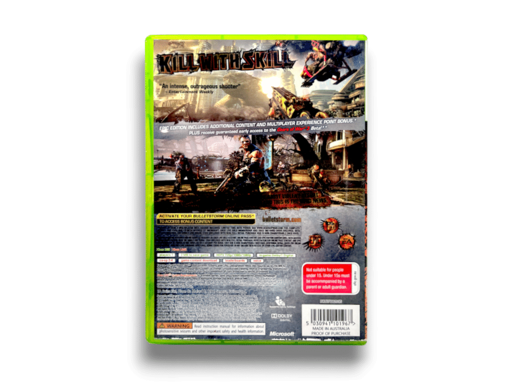 BULLETSTORM EPIC EDITION (XBox 360)