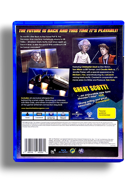 Back to the Future: The Game - 30th Anniversary Edition (PS4)