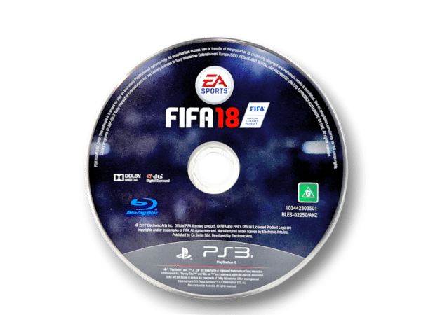 FIFA 18 PS3 game. Rare PlayStation 3 game.