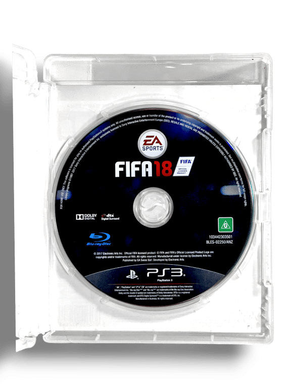 FIFA 18 PS3 game. Rare PlayStation 3 game.