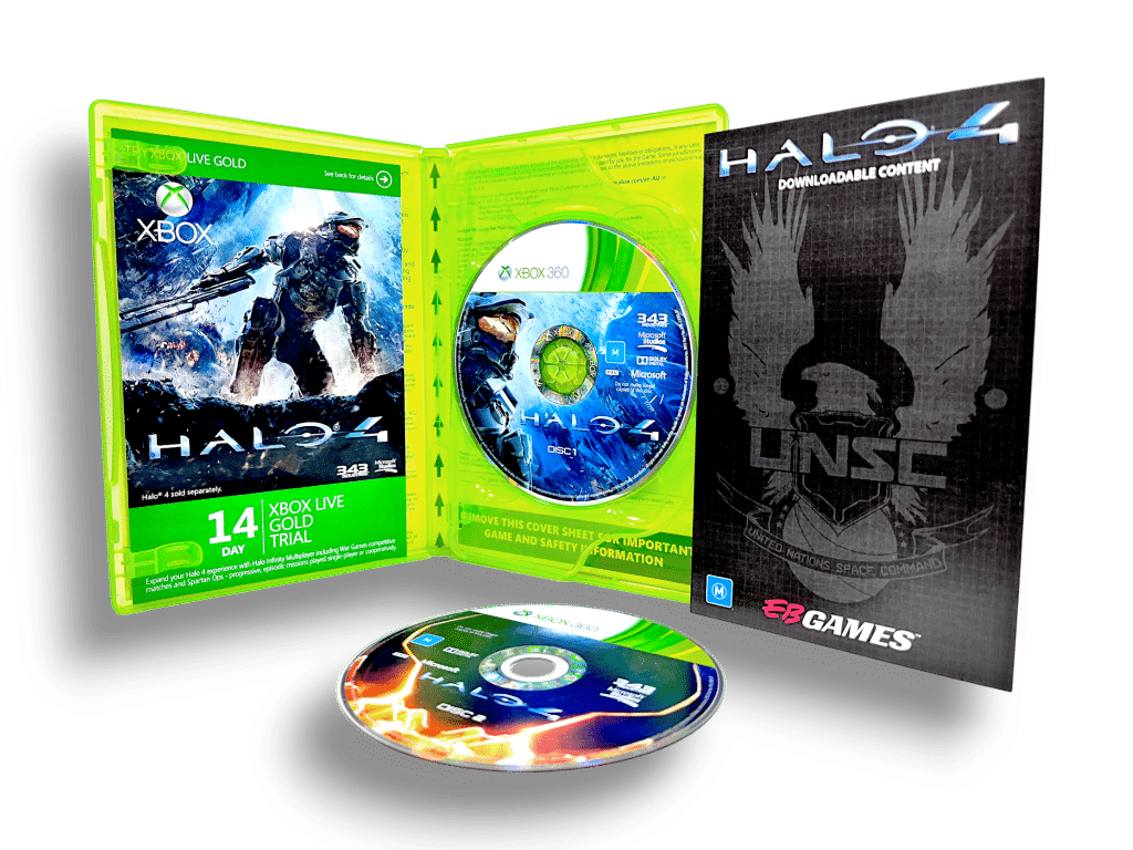 HALO 4 (Xbox 360) *LIMITED EB RELEASE - MINT COMPLETE*