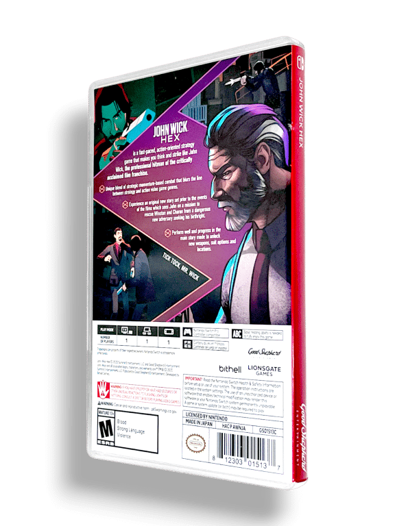 JOHN WICK HEX (Nintendo Switch) *RARE*