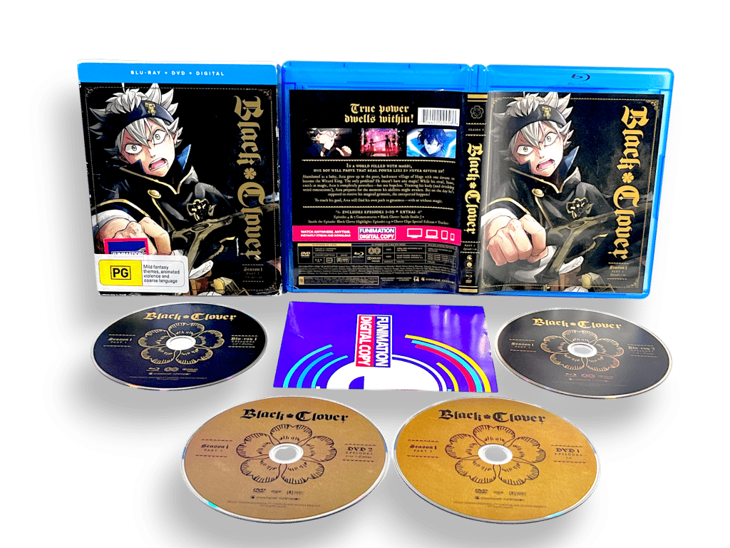 Black Clover Part One: Episodes 1-10 (Blu-ray, 2018, 4-Disc Set) *BOX SET* - Image 2