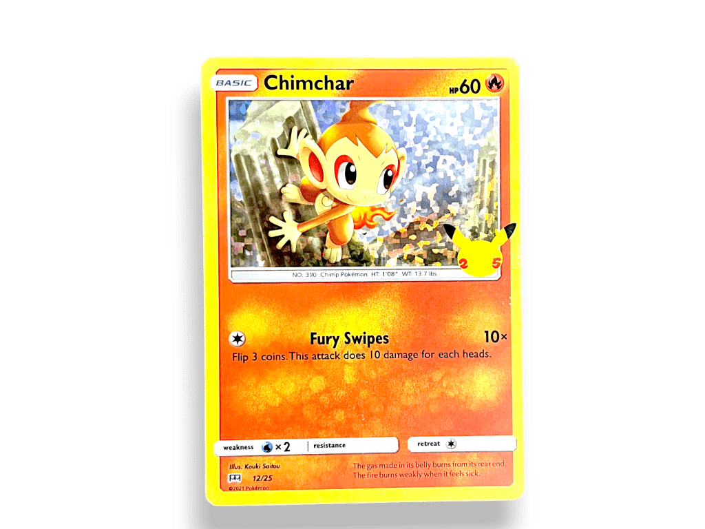POKEMON TCG: ChimChar 2021 Holo McDonalds Promo Card
