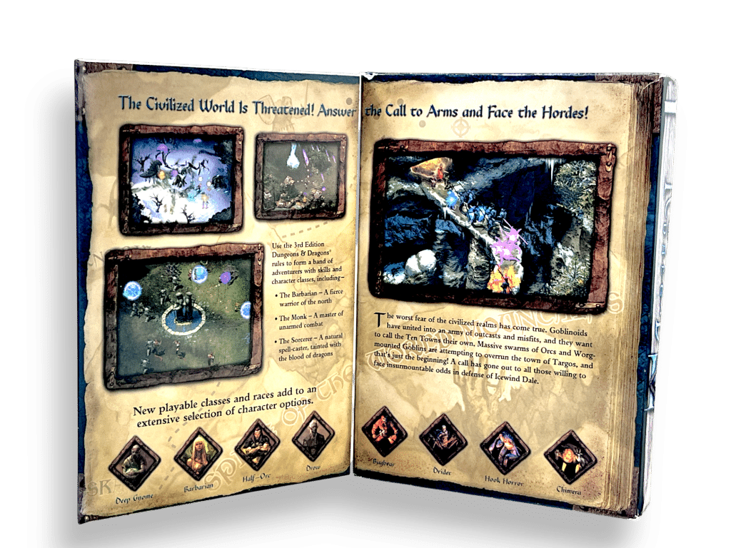 Icewind Dale II (PC) *BOX SET w/ POSTER & CONTENTS* - Image 6