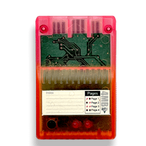 PS2 Memory Card TRANSLUCENT RED