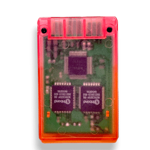 PS2 Memory Card TRANSLUCENT RED