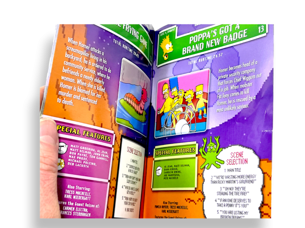 THE SIMPSONS SEASON 13 DVD COLLECTOR'S BOOKLET