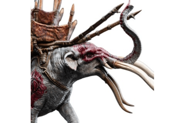 WETA LOTR Miniature Statue - Mumak in Battle - Image 3