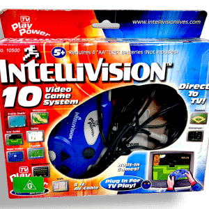 INTELLIVISION 10 VIDEO GAME SYSTEM Direct To TV Built In Games (BOXED)