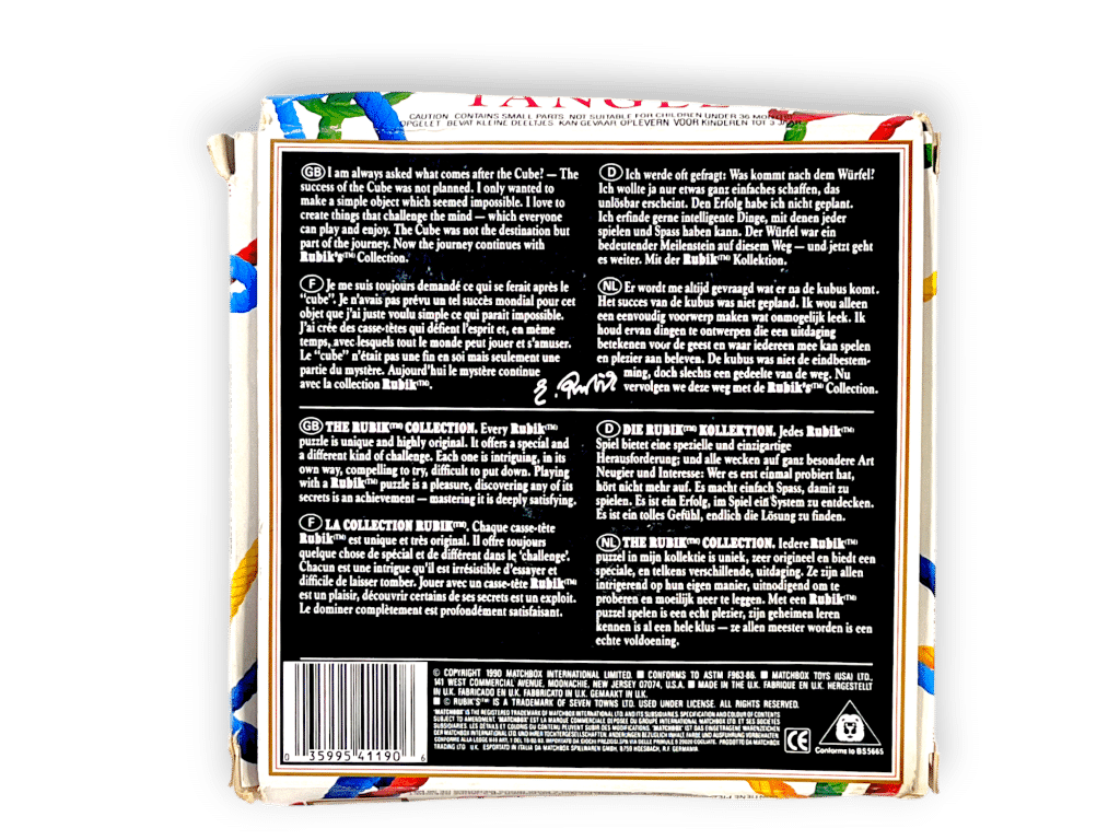 VINTAGE Rubik's VINTAGE 1990 Rubik's TANGLE 3 (by Matchbox)