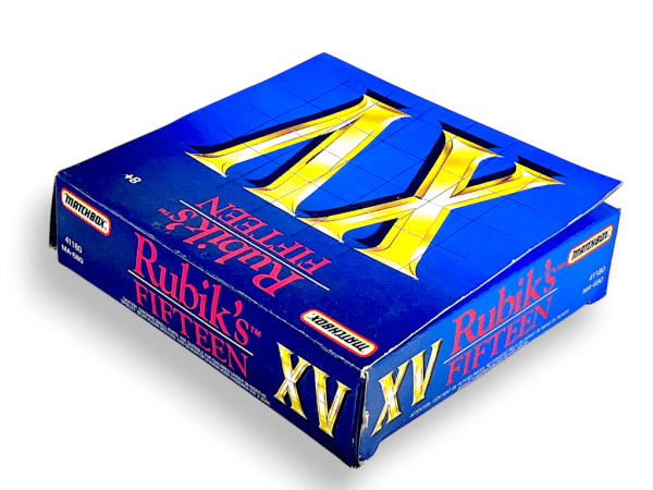 Rubik's Fifteen “XV” Number Sequence Game - Vintage 1990 Matchbox