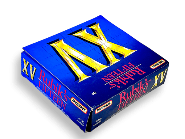 Rubik's Fifteen “XV” Number Sequence Game - Vintage 1990 Matchbox