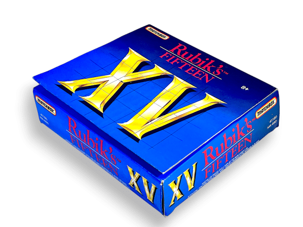 Rubik's Fifteen “XV” Number Sequence Game - Vintage 1990 Matchbox