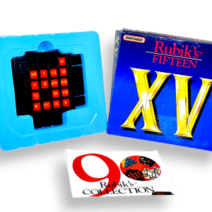 Rubik's Fifteen “XV” Number Sequence Game - Vintage 1990 Matchbox
