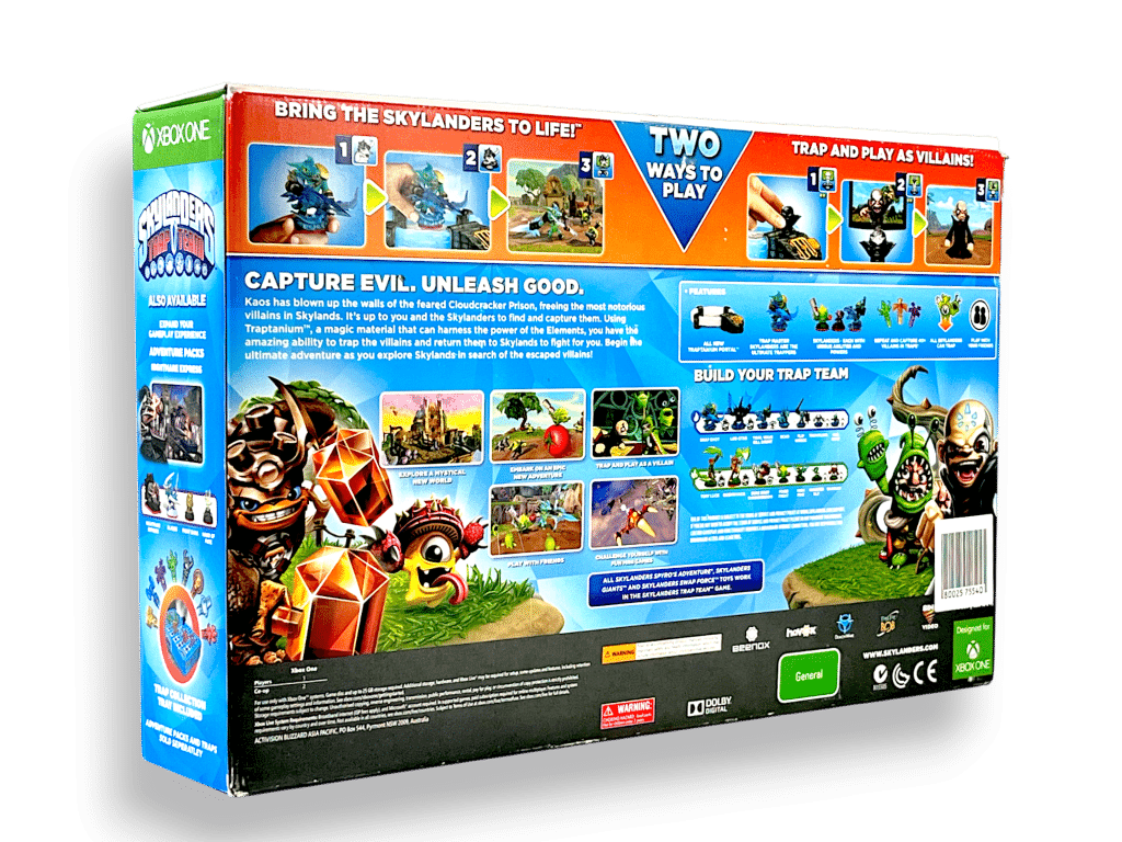 Skylanders Trap Team Portal + Game + Figures (Xbox One) *BOX SET - NEW*