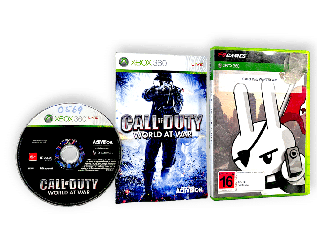 Call of Duty World At War XBox 360 game