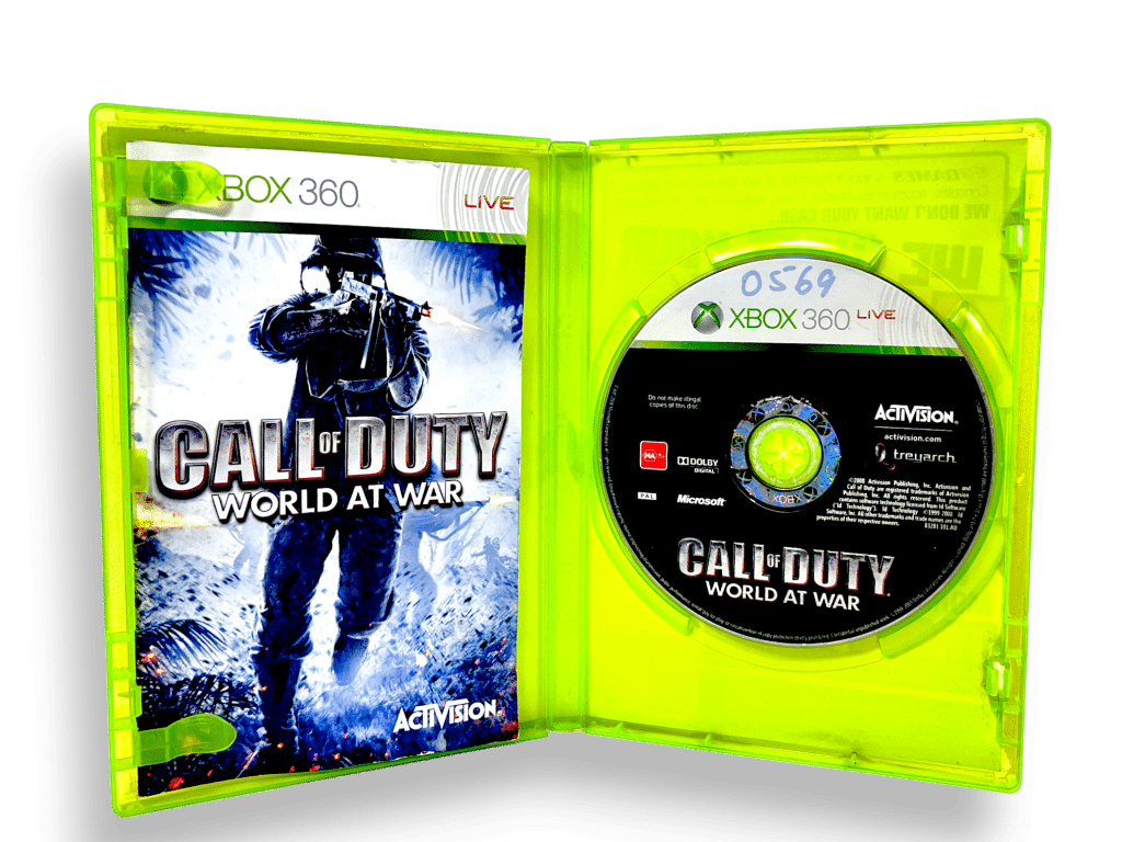 Call of Duty World At War XBox 360 game