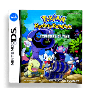 Pokemon Mystery Dungeon: Explorers of Time DS GAME MANUAL / BOOKLET