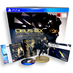 DEUS EX: Mankind Divided COLLECTOR'S STATUE EDITION (PS4) *HUGE BOX*