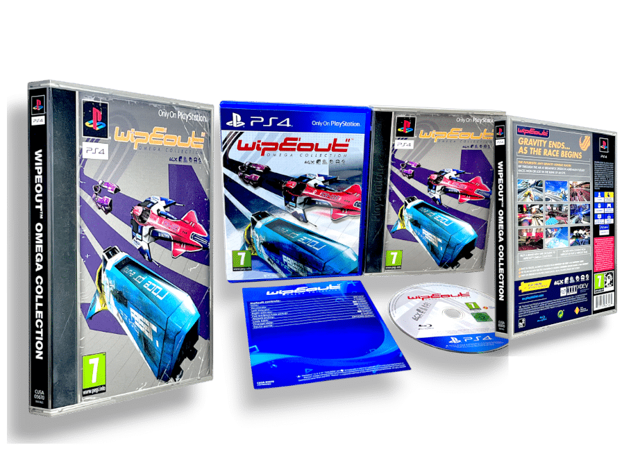 Wipe Out Omega Collection (WipeOut PS4) RETRO BOXED COLLECTOR'S EDITION