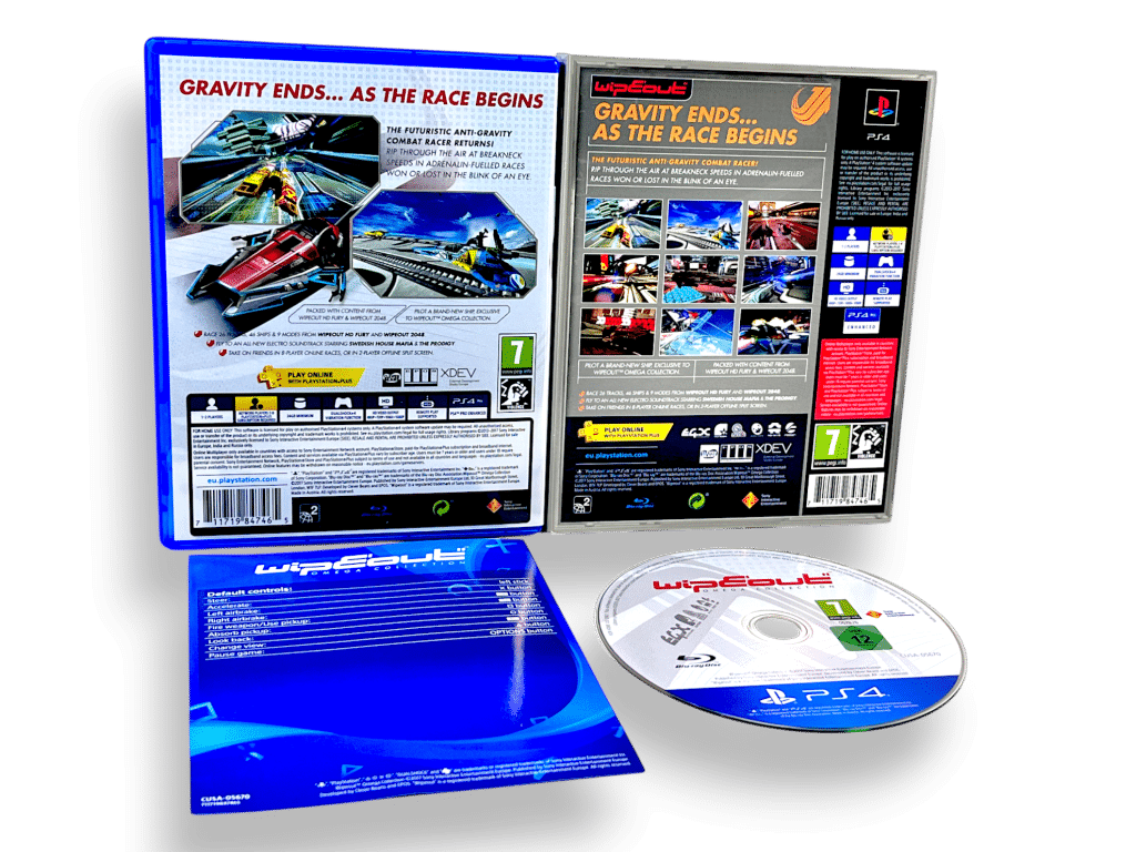 Wipe Out Omega Collection (WipeOut PS4) RETRO BOXED COLLECTOR'S EDITION