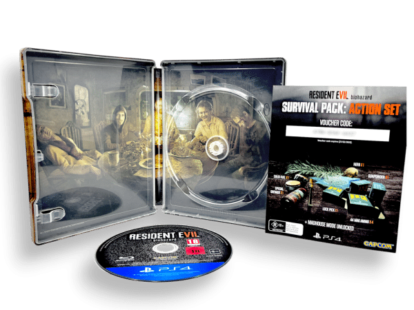 RESIDENT EVIL BIOHAZARD (Resident Evil 7) PS4 *STEEL COLLECTOR'S EDITION*