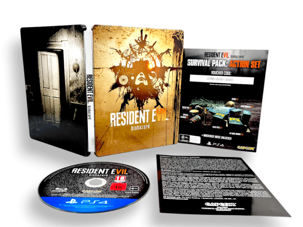 RESIDENT EVIL BIOHAZARD (Resident Evil 7) PS4 *STEEL COLLECTOR'S EDITION*