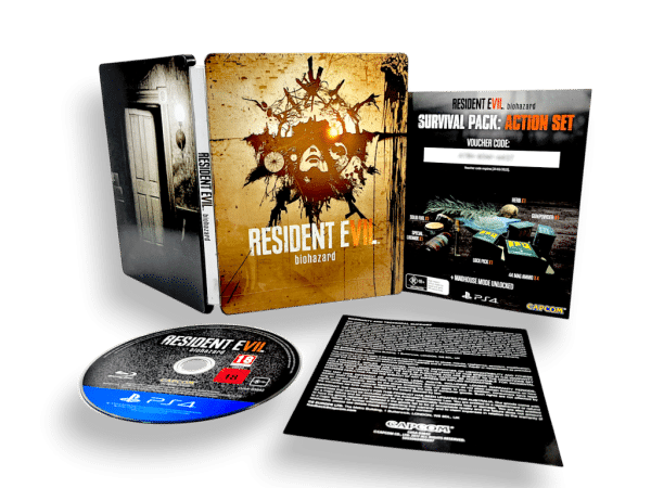 RESIDENT EVIL BIOHAZARD (Resident Evil 7) PS4 *STEEL COLLECTOR'S EDITION*