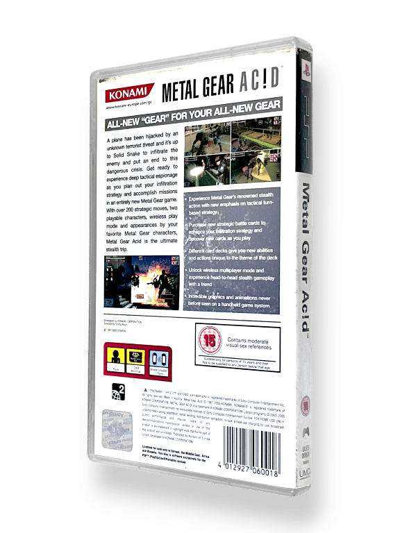 Metal Gear ACID (Metal Gear Ac!d) PSP