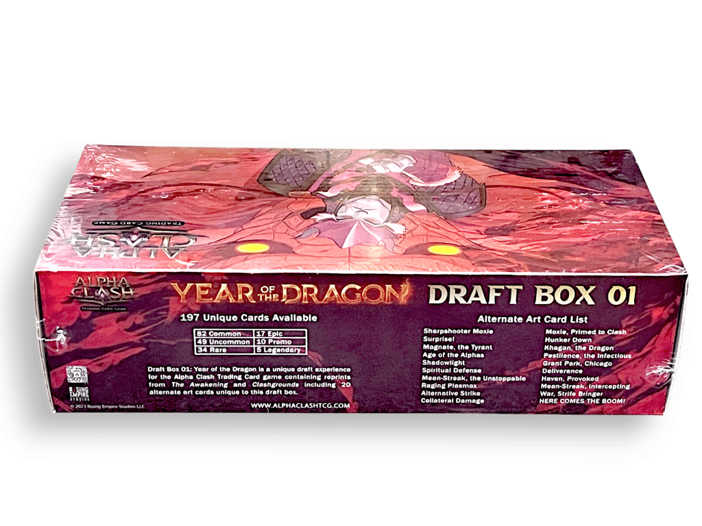 Alpha Clash Year of the Dragon Draft Box 01 *NEW SEALED* - Image 4