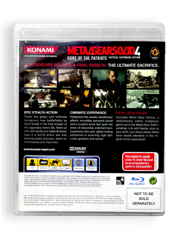 Metal Gear Solid 4: Guns of the Patriots (PS3)