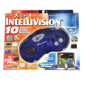 INTELLIVISION 10 VIDEO GAME SYSTEM Direct To TV Built In Games (BOXED)