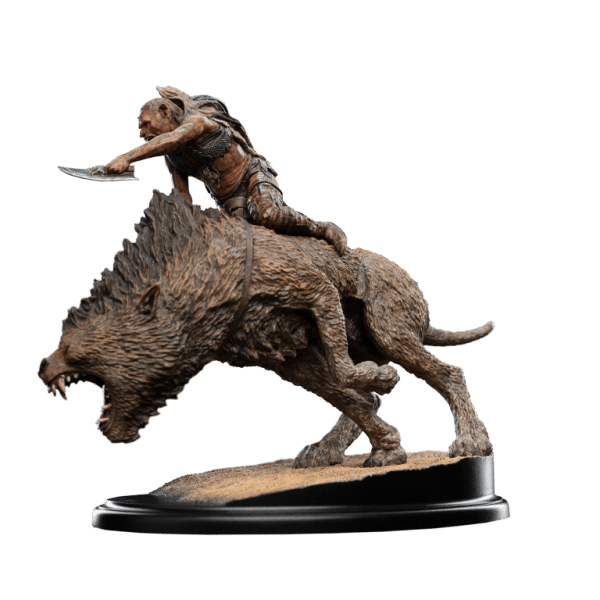 WETA LOTR Miniature Statue - Sharkû on Warg - Image 5
