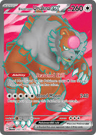 POKEMON TCG - Bloodmoon Ursaluna EX (202/167) Twilight Masquerade